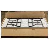 Lifetime 8 Foot Fold-in-Half Rectangle Table, Indoor/Outdoor Lifetime 8 Foot Fold-in-Half Rectangle Table, Indoor/Outdoor