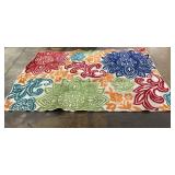 Tayse Rugs Oasis Floral Multi-Color Indoor/Outdoor Area Rug Tayse Rugs Oasis Floral Multi-Color Indoor/Outdoor Area Rug