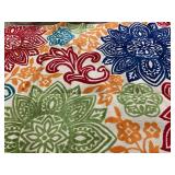 Tayse Rugs Oasis Floral Multi-Color Indoor/Outdoor Area Rug Tayse Rugs Oasis Floral Multi-Color Indoor/Outdoor Area Rug