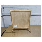 Bali & Pari Danna Rattan BOHO Nightstand, 1-Door Bali & Pari Danna Rattan BOHO Nightstand, 1-Door