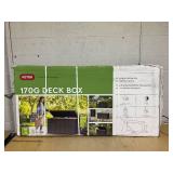 Keter 170 Gal. Resin Deck Box Large Indoor/Outdoor Storage Keter 170 Gal. Resin Deck Box Large Indoor/Outdoor Storage