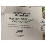 Better Homes & Gardens Deep Seat Cushion Set