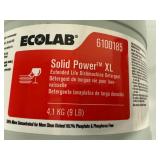 9lb Ecolab Solid Power XL Dishwasher Detergent