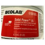 9lb Ecolab Solid Power XL Dishwasher Detergent