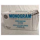 Monogram Dinner Napkins