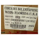 24 Bags of Diana Spicy Lime Corn Sticks