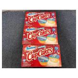 3 Boxes of Hostess Patriotic Cupcakes