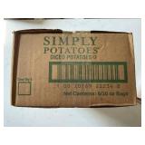 BB. 6x 20oz Simply Potatoes- Diced