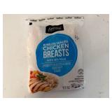 EE. 3lbs Boneless Chicken Breasts-Possible 1/2 Cut Slit From Case Opening