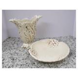 Vintage Red Wing Magnolia Vase and ... Vintage Red Wing Magnolia Vase and ...