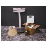 Scale, Vintage Scale, Brss lamp, he... Scale, Vintage Scale, Brss lamp, he...