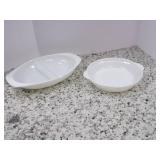 Vintage White Milk Glass Pryex... Vintage White Milk Glass Pryex...