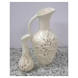 Vintage Red Wing Magnolia Vases... Vintage Red Wing Magnolia Vases...