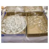 A lot full crystal dishware... A lot full crystal dishware...