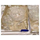 A lot full crystal dishware... A lot full crystal dishware...