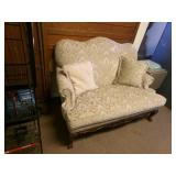 A beauiful Velvety Settee... A beauiful Velvety Settee...