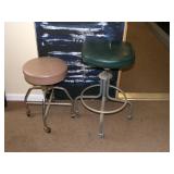 Set of two Vintage Stools... Set of two Vintage Stools...