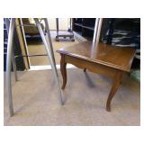 Stool with wooden seat and wood cof... Stool with wooden seat and wood cof...