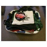 Metal Cart w/ lot of bags, mens boo... Metal Cart w/ lot of bags, mens boo...
