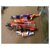 A lot full of Nerf guns... A lot full of Nerf guns...