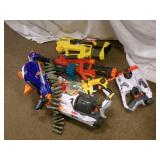 A lot full of Nerf guns... A lot full of Nerf guns...