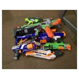 A lot full of Nerf guns... A lot full of Nerf guns...