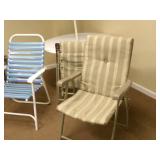 Metal Outdoor Patio Table w/ chairs... Metal Outdoor Patio Table w/ chairs...