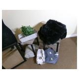 Mannequin w/ two side tabels, 2 pai... Mannequin w/ two side tabels, 2 pai...