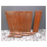Vintage Wooden Dining Table w/ 2 le... Vintage Wooden Dining Table w/ 2 le...