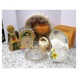 Misc Fall Decor w/ Vintage Hand Pai... Misc Fall Decor w/ Vintage Hand Pai...