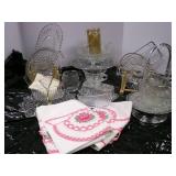 MIsc Lot of Crystal Wares w/ Beauti... MIsc Lot of Crystal Wares w/ Beauti...
