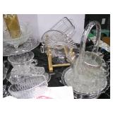MIsc Lot of Crystal Wares w/ Beauti... MIsc Lot of Crystal Wares w/ Beauti...