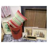 Vintage Framed Art, tub, and opend ... Vintage Framed Art, tub, and opend ...