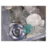 A box of vintage lienes with full l... A box of vintage lienes with full l...