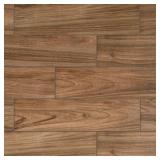 Daltile Baker Wood 6 in. x 24 in. Walnut Glazed Porcelain Floor and Wall Tile (392 sq. ft.)