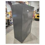 Sandusky Transport Wardrobe Series 46 in. W x 78 in. H x 24 in. D 22-Gauge 4-Shelf Freestanding Storage Cabinet in Charcoal