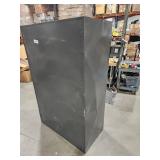 Sandusky Transport Wardrobe Series 46 in. W x 78 in. H x 24 in. D 22-Gauge 4-Shelf Freestanding Storage Cabinet in Charcoal