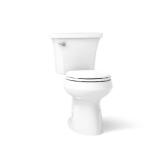 Highline Arc 12 in. Rough In 2-Piece 1.28 GFP Single Flush Round Chair Height Toilet in White with Soft Close Seat