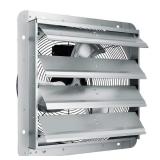 VEVOR 16 in. Shutter Exhaust Fan High-speed 2000 CFM Aluminum Wall Mount Attic Fan Ventilation and Cooling for Greenhouses