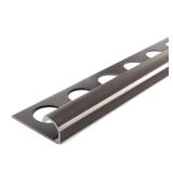 Lot of 19--Mineral Bronze 3/8 in. x 98-1/2 in. Aluminum Bullnose Tile Edging Trim