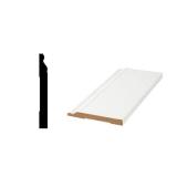 (30 pieces) -Woodgrain Millwork 1866 9/16 in. x 5 1/4 in. x 96 in. Primed MDF Baseboard Moulding (1-Piece − 8 Total Linear Feet)