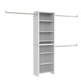 ClosetMaid Impressions Standard 60 in. W - 120 in. W White Wood Closet System