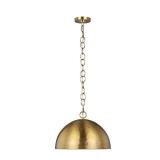 Whare 1-Light Burnished Brass Medium Pendant