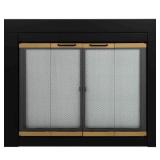 Pleasant Hearth Arrington Medium Glass Fireplace Doors