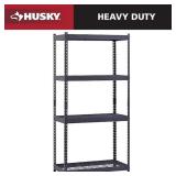 4-Tier Heavy Duty Boltless Steel Garage Storage Shelving Unit in Black (36 in. W x 72 in. H x 18 in. D)