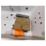 EAGO  AM196ETL 71 in. Acrylic Flatbottom Whirlpool Bathtub in White **Retails for $4500+