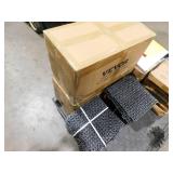 VEVOR Interlocking Drainage Mat Floor Tiles PVC Interlocking Gym Flooring Tiles