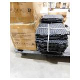 VEVOR Interlocking Drainage Mat Floor Tiles PVC Interlocking Gym Flooring Tiles
