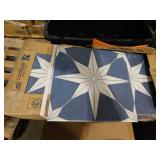 4 cases--Stella Day 9-3/4 in. x 9-3/4 in. Porcelain Floor and Wall Tile= 43.52 sq ft