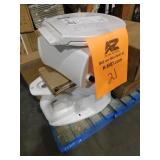 Highline Arc 12 in. Rough In 2-Piece 1.28 GFP Single Flush Round Chair Height Toilet in White with Soft Close Seat